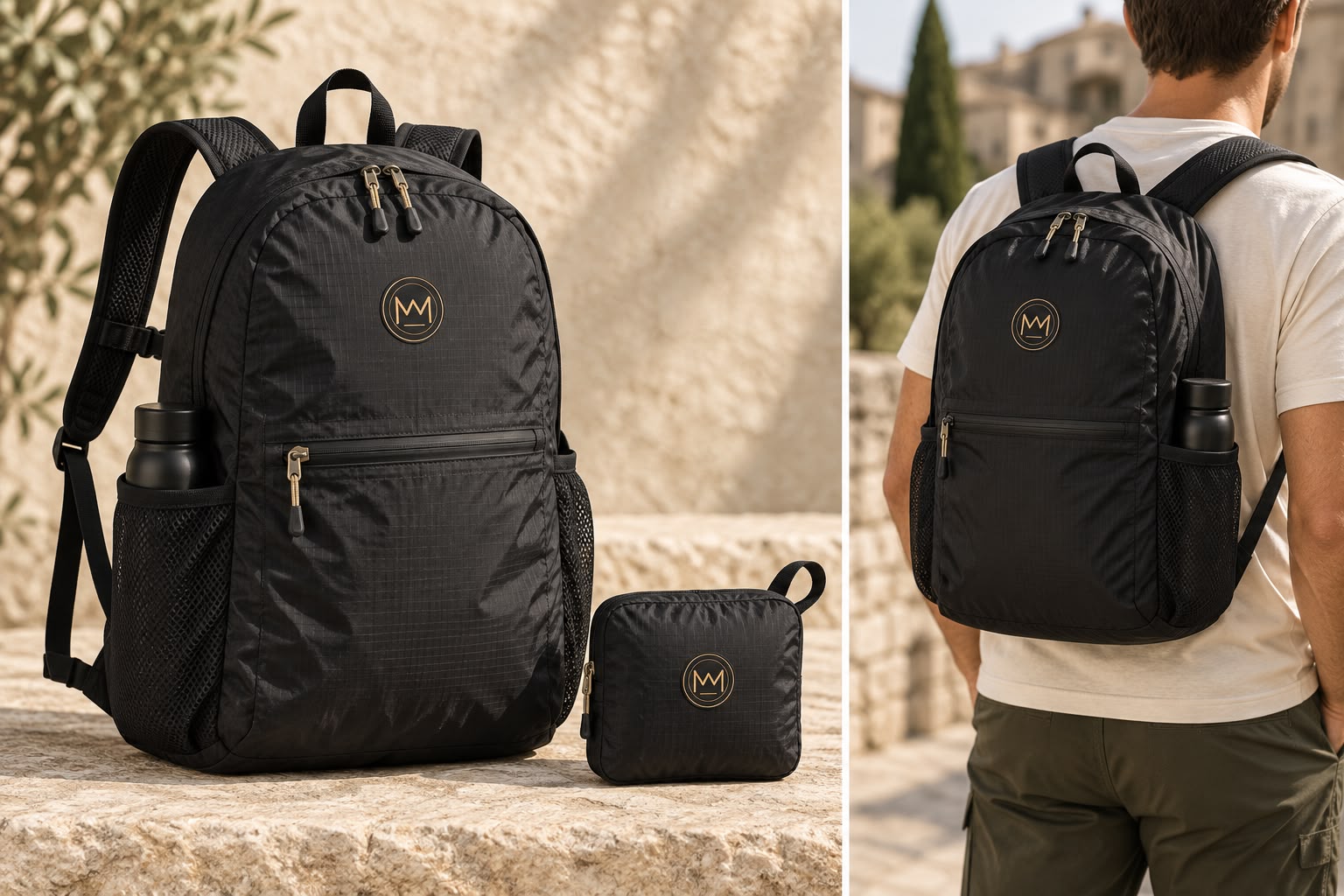 Packable Daypack — concept mockup